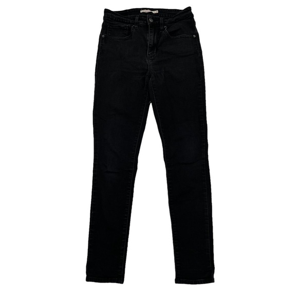 Levi’s Black 721 High Rise Skinny Jeans Size 27 Women's - Picture 1 of 11